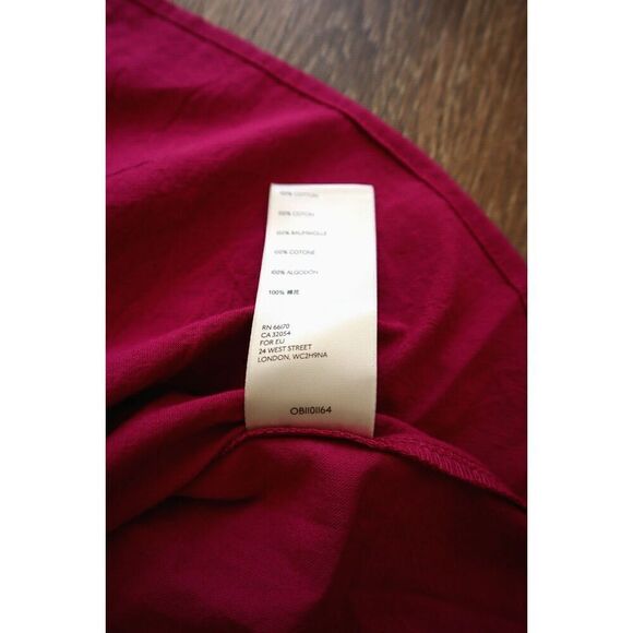 Free People OB1101164 Women's Sz XS Myrtle Magenta Kendra Belted Dress - Picture 6 of 12